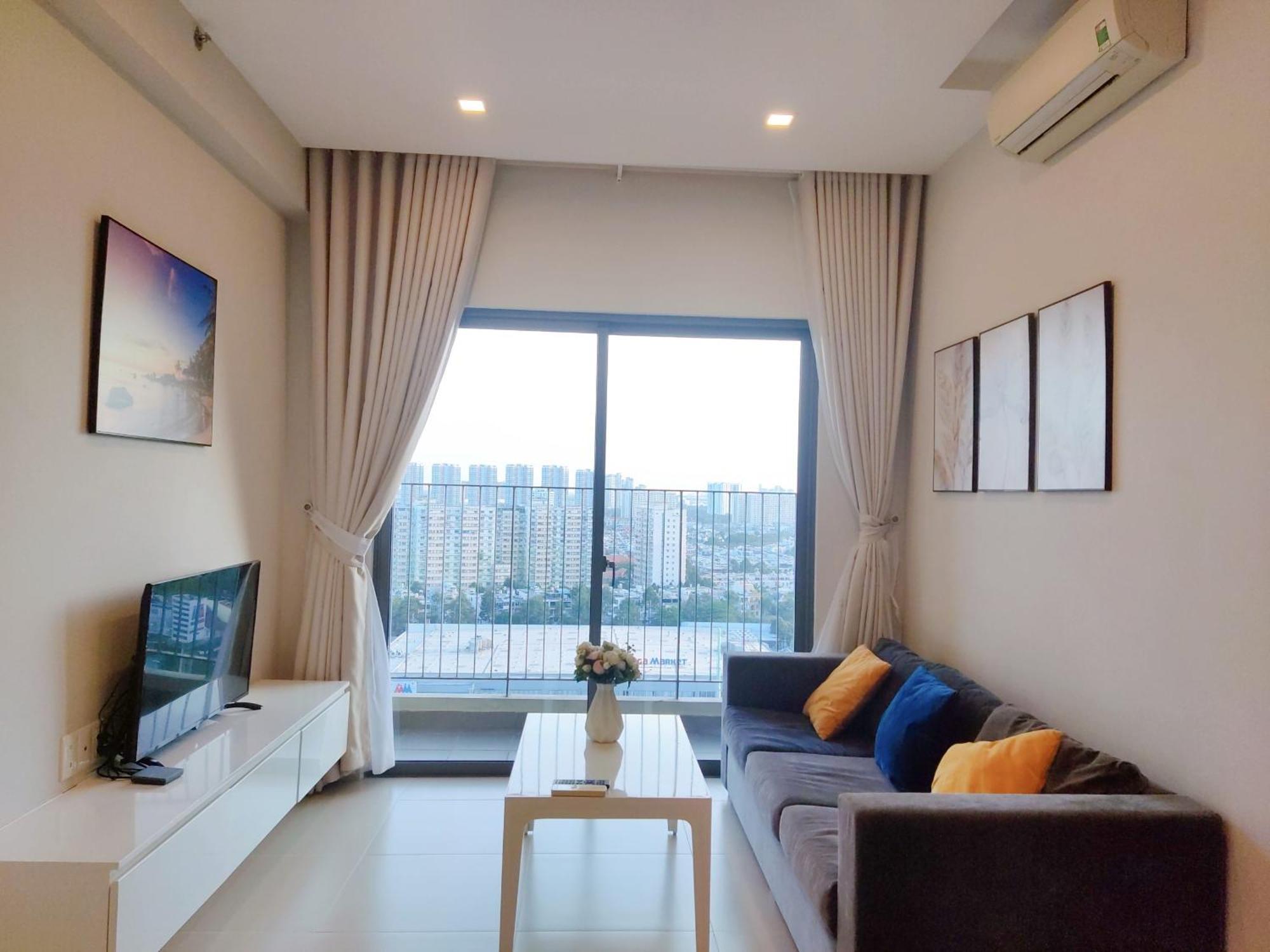 Masteri Thao Dien Comfy Apartment #Nice Balcony #Opening View Хошимін Екстер'єр фото