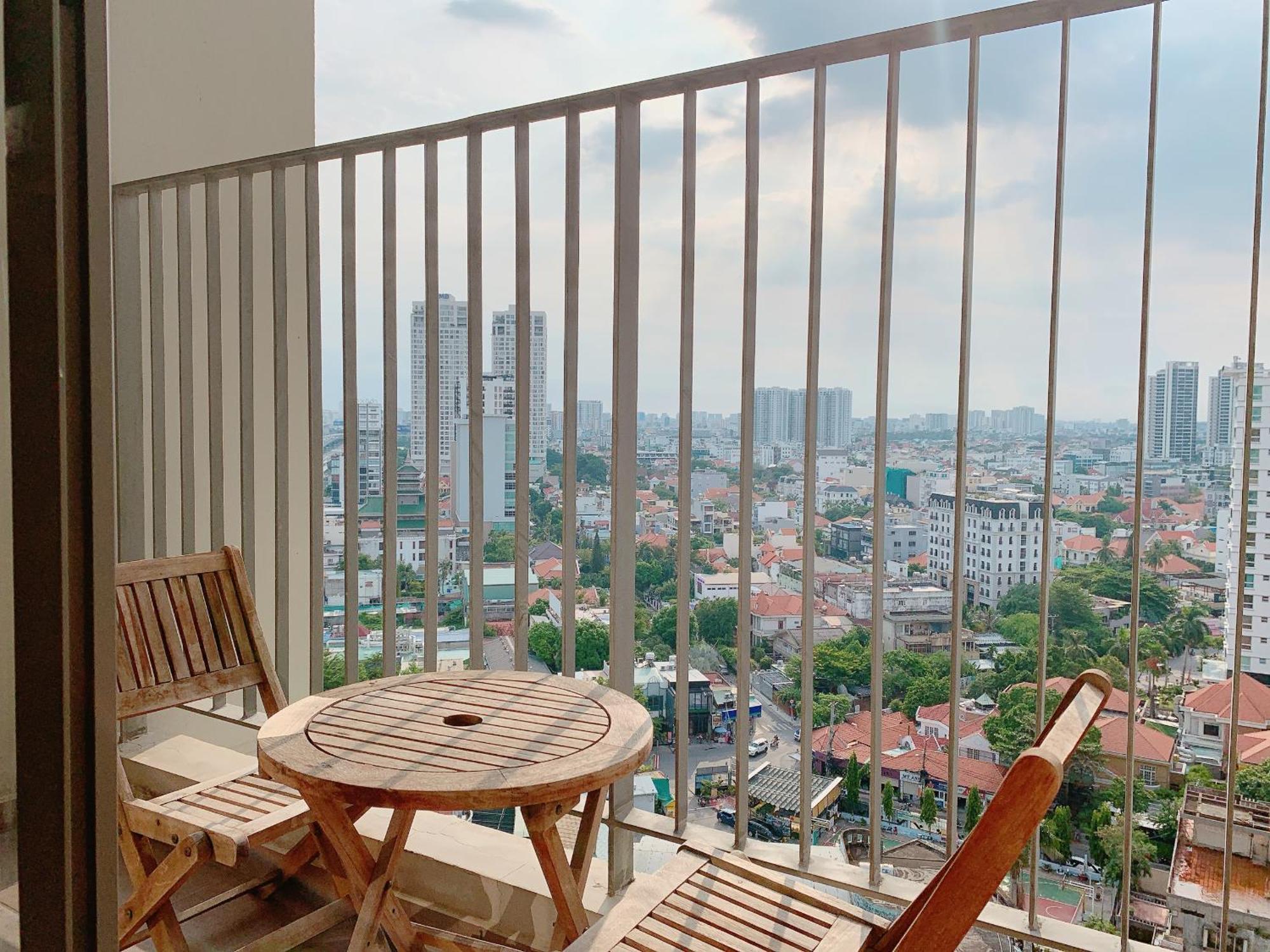 Masteri Thao Dien Comfy Apartment #Nice Balcony #Opening View Хошимін Екстер'єр фото