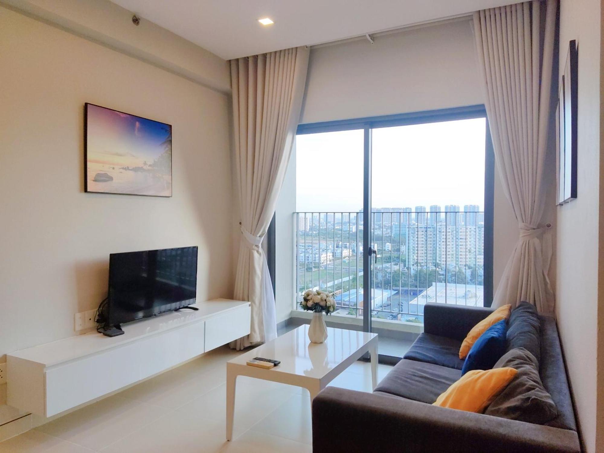 Masteri Thao Dien Comfy Apartment #Nice Balcony #Opening View Хошимін Екстер'єр фото