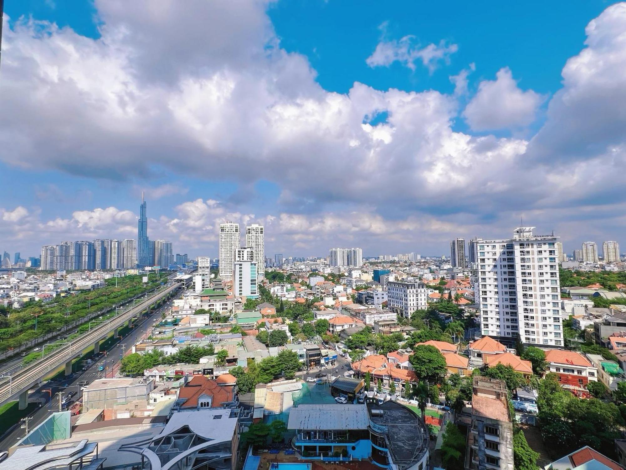 Masteri Thao Dien Comfy Apartment #Nice Balcony #Opening View Хошимін Екстер'єр фото